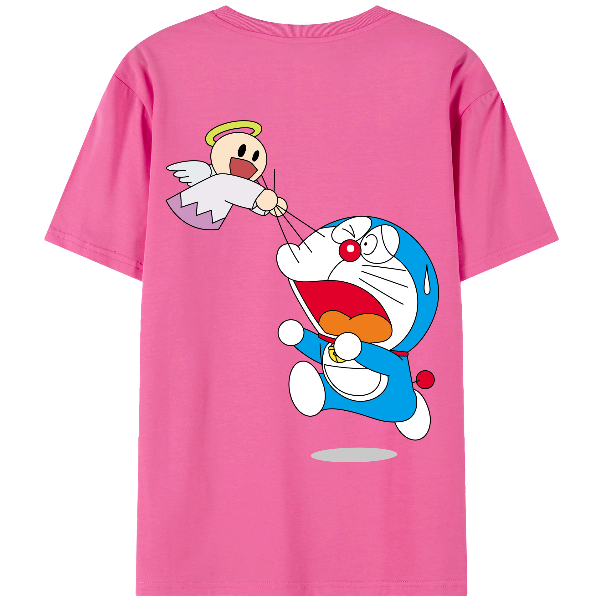 （画像用） ドラえもん Doraemon レディース半袖Tシャツ(バックプリント)
